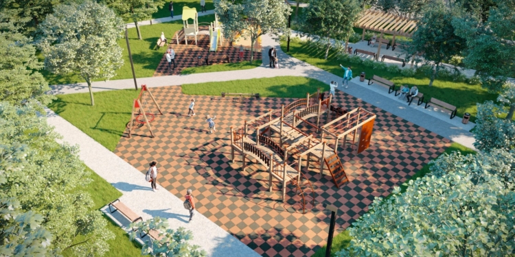 Департамент ЖКХ объявил тендер на капитальный ремонт Витовского сквера за 10 миллионов гривен (ФОТО)