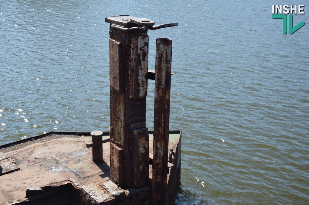Николаевские водолазы не нашли на заиленном дне Ингула утерянную часть понтонного моста (ФОТО, ВИДЕО) 1
