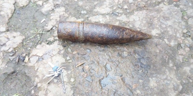 На Николаевщине обезвредили артснаряд, найденный в Снигиревке (ФОТО)