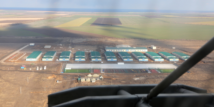 Министр обороны Украины проинспектировал строительство бригадного городка на николаевском полигоне «Широкий лан»