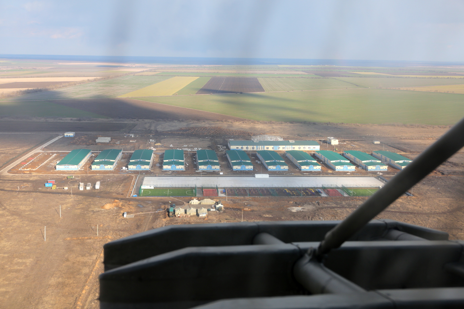 Министр обороны Украины проинспектировал строительство бригадного городка на николаевском полигоне «Широкий лан»