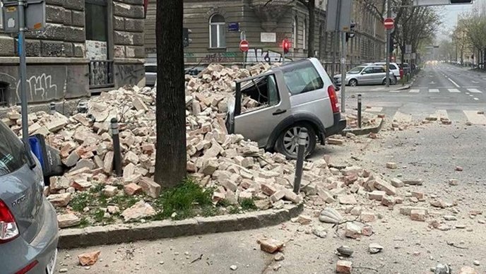 Двойное землетрясение в Загребе: повреждены здания и главный собор Хорватии (ФОТО, ВИДЕО) 3