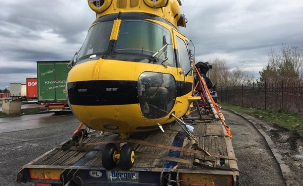 Поляк пытался незаконно везти в Украину вертолет (ВИДЕО)