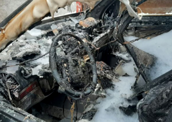 Пожар на стоянке повредил 4 автомобиля в Николаеве (ФОТО)