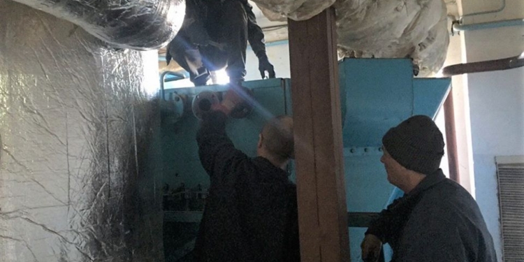 Накануне похолодания в одной из крупнейших котельных Николаева вышло из строя оборудование (ФОТО)