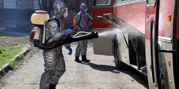 В МВД заверили, что дезинфекция улиц полностью безопасна для людей и животных (ФОТО)