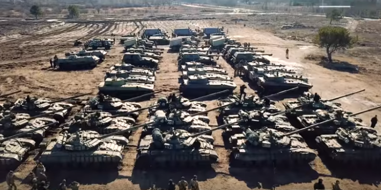 Как выглядит механизированная бригада ВСУ: впечатляющее видео с дрона