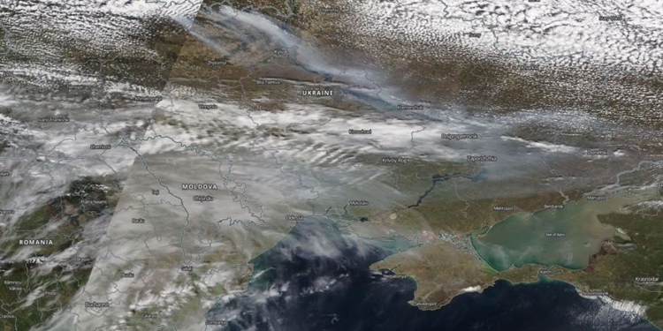 Пожары и пылевые бури не связаны с загрязнением воздуха в Николаеве – гидрометцентр