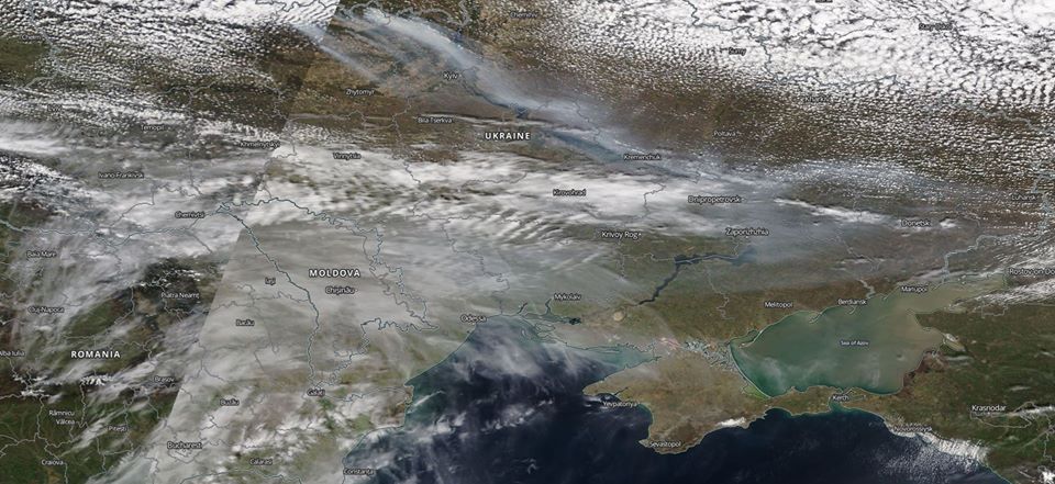 Пожары и пылевые бури не связаны с загрязнением воздуха в Николаеве - гидрометцентр 1