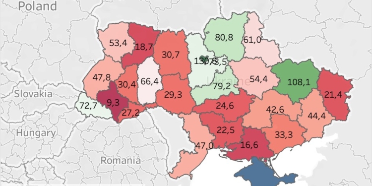 Николаевщина входит в пятерку областей  с наименьшими запасами средств индивидуальной защиты для медиков (ИНФОГРАФИКА)