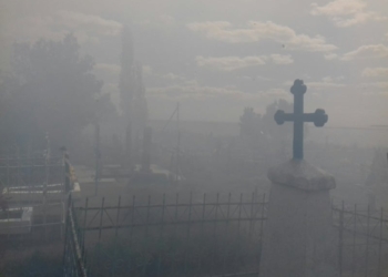 На Николаевщине вчера чуть не сгорело кладбище (ФОТО)