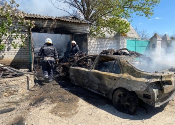 На пожаре в Николаевской области мужчина получил ожоги (ФОТО)