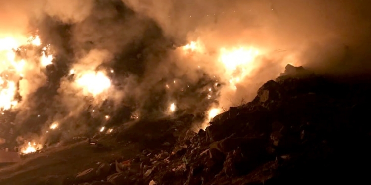 В течение суток на Николаевщине огнем уничтожено более 1,5 га сухостоя (ФОТО)