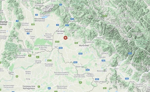 На Закарпатье снова произошло землетрясение