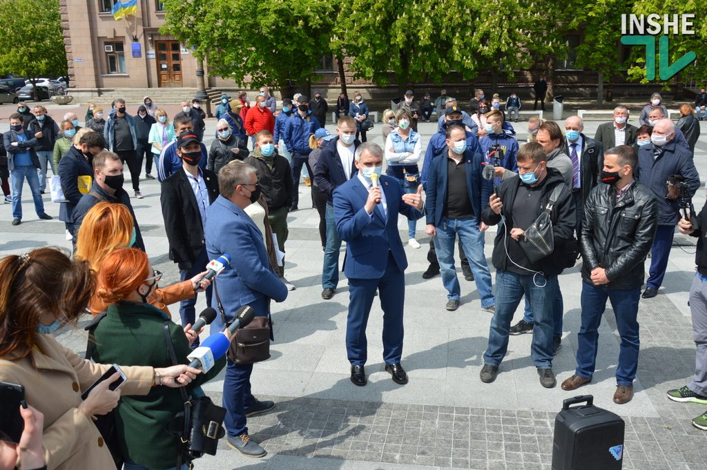 В Николаеве прошел массовый митинг с требованием возобновить работу рынков (ФОТО, ВИДЕО) 25