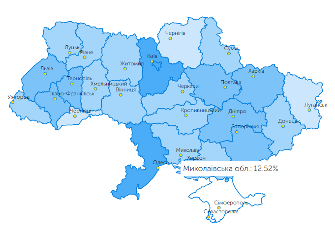 Только 12,52% жителей Николаевской области придерживаются домашней изоляции (ИНФОГРАФИКА) 3