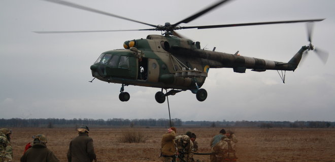 Причиной экстренной посадки вертолета ВСУ стала поломка двигателя 3