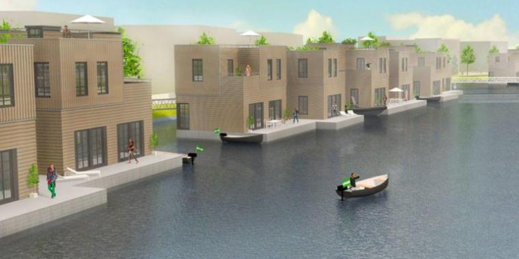 Жить на воде: в Роттердаме появится плавучий жилой квартал