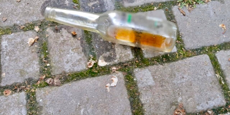 В Каховке в прокуратуру бросили “коктейль Молотова” (ФОТО)