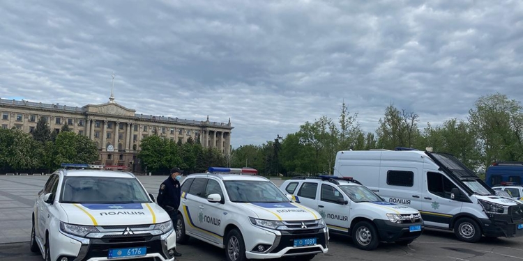 День Победы в Николаеве. Полиция напомнила об ответственности за георгиевскую ленту (ФОТО)