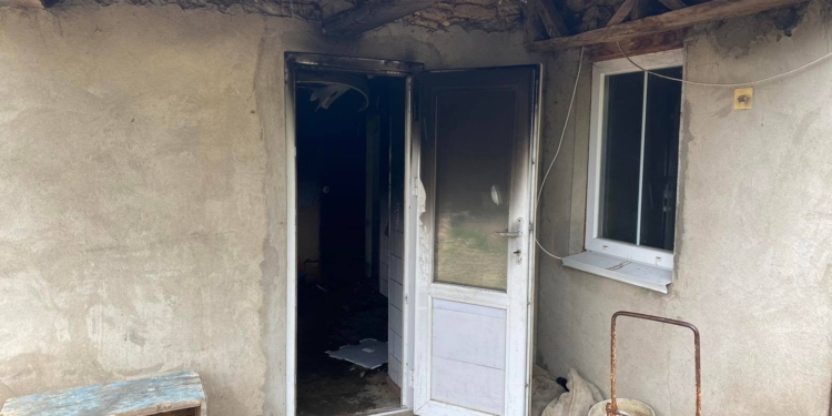 В Новой Одессе на пожаре спасли пенсионерку (ФОТО)