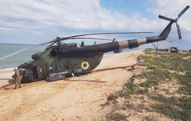 Вертолет ВСУ совершил аварийную посадку (ВИДЕО) 1