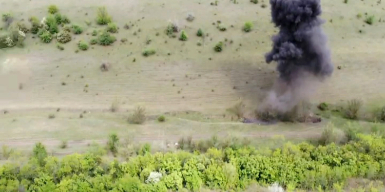 На Николаевщине спасатели уничтожили крупную партию взрывчатки (ВИДЕО)