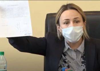 Глава местной СБУ Герсак “поспорил” на Москаленко. У нее истерика (ВИДЕО)