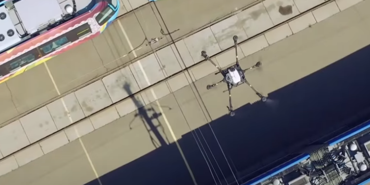 Киев дезинфицируют с помощью беспилотников (ВИДЕО)