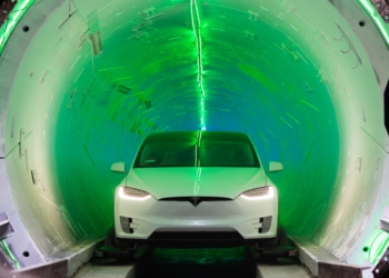 Компания Маска построила  в Лас-Вегасе первые тоннели скоростной системы Loop (ФОТО, ВИДЕО)