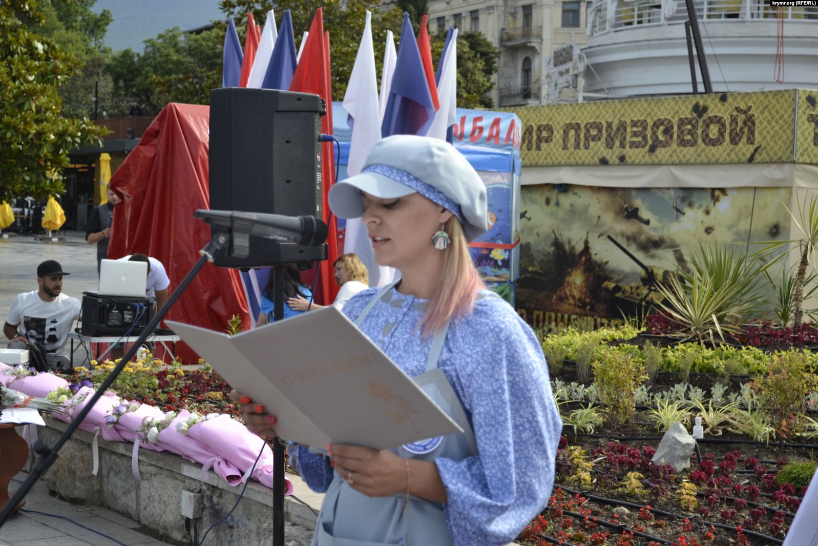 В оккупированной Ялте дворники дали «клятву чистоте» (ФОТО)