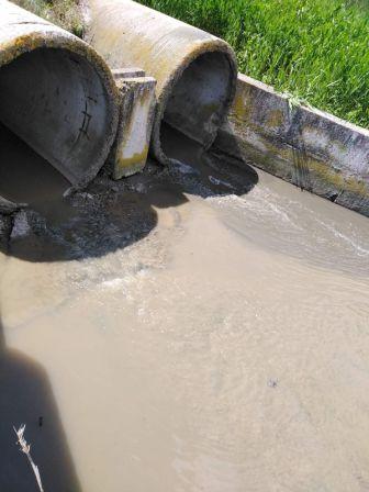 В Николаеве в результате аварии на канализационном коллекторе неочищенные стоки попали в Ингул и в балку на окраине города (ФОТО) 1