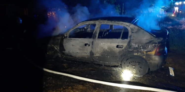 Ночью на Николаевщине сгорели два автомобиля (ФОТО)