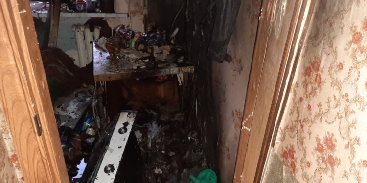 Короткое замыкание электрочайника привело к пожару в николаевской пятиэтажке (ФОТО)