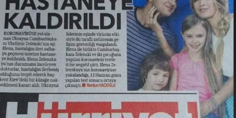 Турецкая газета «женила» Владимира Зеленского на Вере Брежневой  (ФОТО)