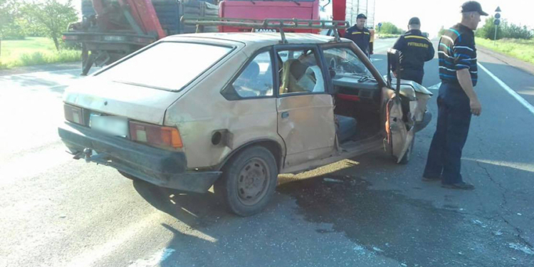 На трассе «Благовещенское-Николаев» в аварии пострадала женщина (ФОТО)