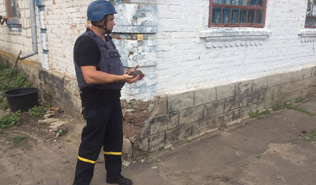 В Первомайском районе обезвредили два артснаряда (ФОТО)