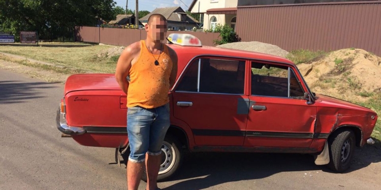 В Первомайске угнали такси – задержать угонщика помогли полицейские из Врадиевки (ФОТО)