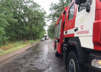 В Николаевской области спасатели ликвидировали последствия сегодняшней непогоды (ФОТО)