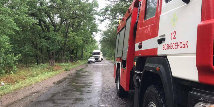 В Николаевской области спасатели ликвидировали последствия сегодняшней непогоды (ФОТО)
