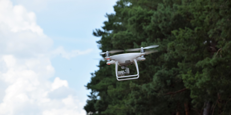 Спасатели Николаевщины инспектируют леса с помощью квадрокоптера (ФОТО)