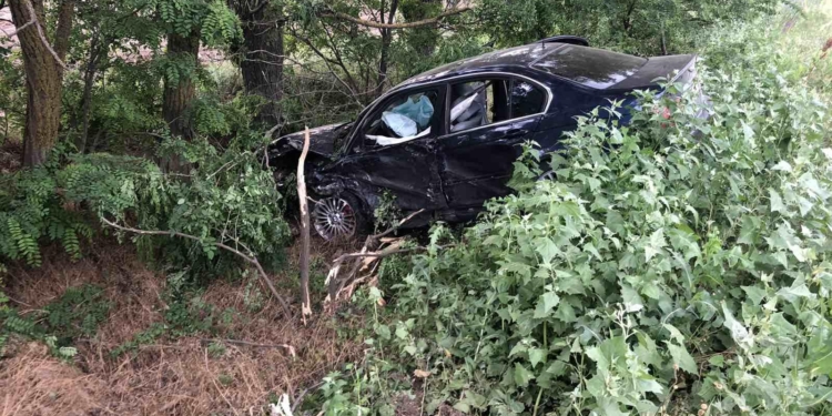 На Николаевщине после столкновения с грузовиком пострадали четверо человек, в том числе 5-летний ребенок (ФОТО)