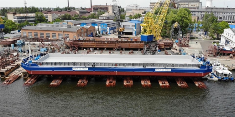 Судозавод “НИБУЛОНа” спустил на воду третье судно для генеральных грузов (ФОТО)