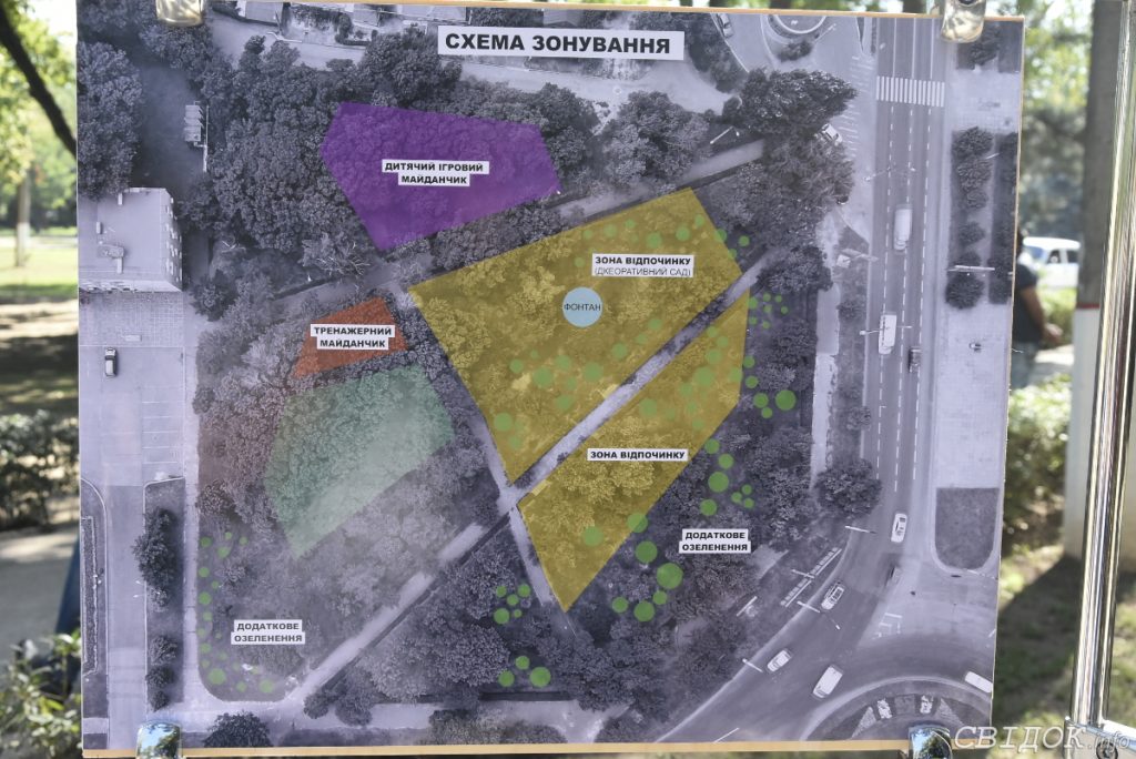 Ремонт сквера возле Ингульской райадминистрации сделает за 12 млн.грн. одесская фирма-создатель "Серой площади" 3