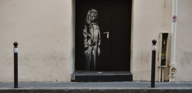 Украденную работу художника Бэнкси нашли в итальянском селе