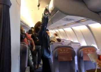 «Очень соскучились по путешествиям»: в Тайване аэропорт устроил аттракцион с посадкой в самолет (ВИДЕО)