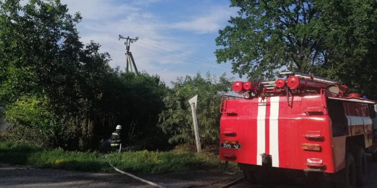 На Николаевщине за сутки выгорело 10 га открытых территорий