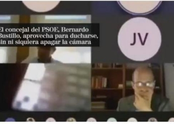 Неудобно получилось: испанский чиновник случайно провёл видеоконференцию из душа (ВИДЕО)