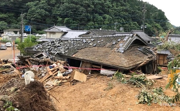 Наводнение в Японии: более 30 погибших