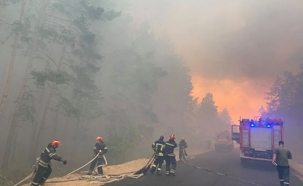 На Луганщине бушуют лесные пожары, горят дома, есть погибшие (ФОТО, ВИДЕО)